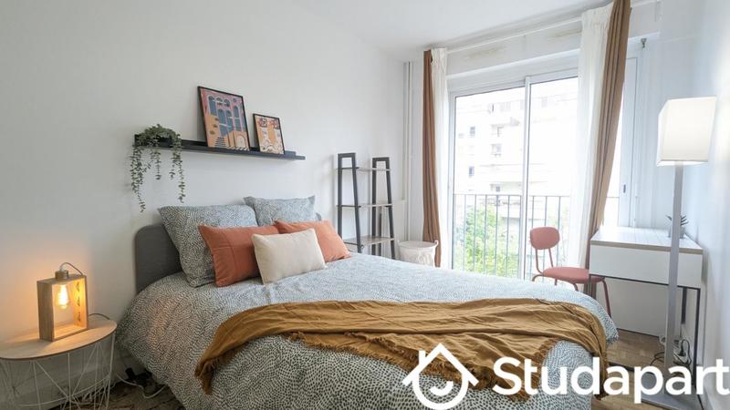 Chambre - 12 m² - 1 pièce