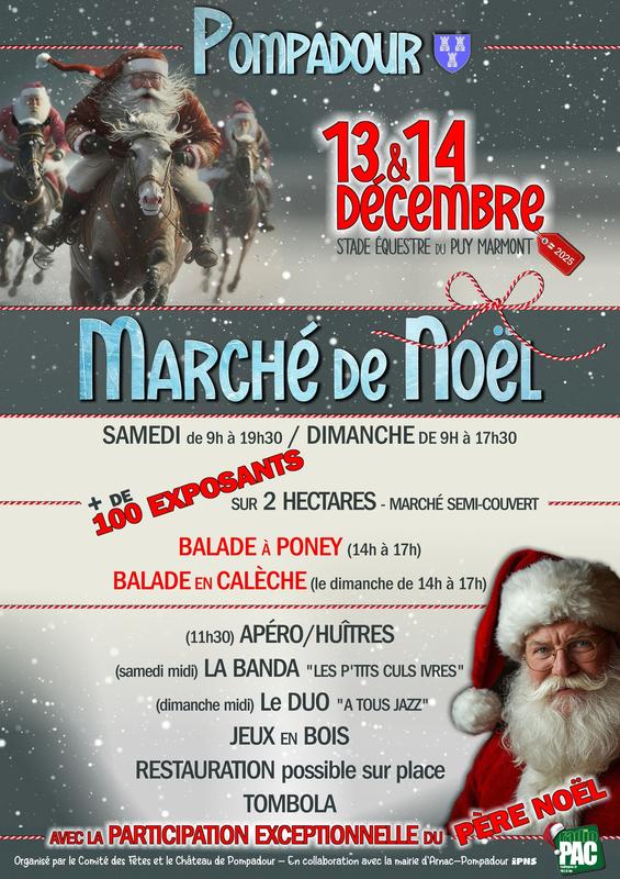 Marché de Noël à Pompadour