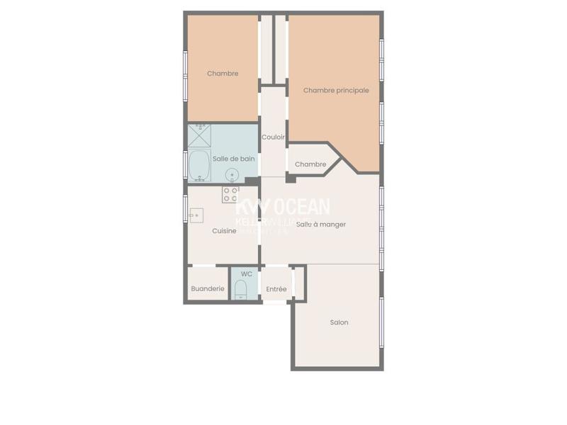 Appartement - 71 m² - 3 pièces