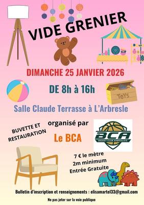 Vide grenier du bca