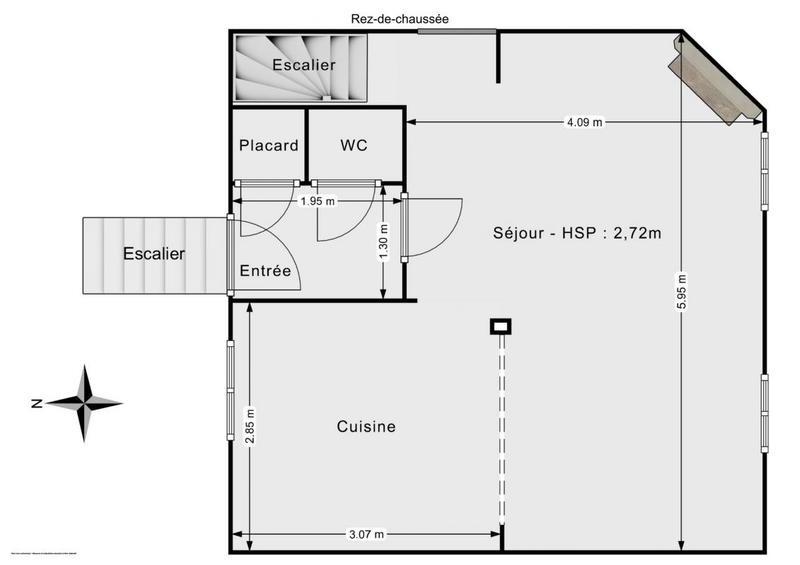 Maison - 90 m² - 5 pièces