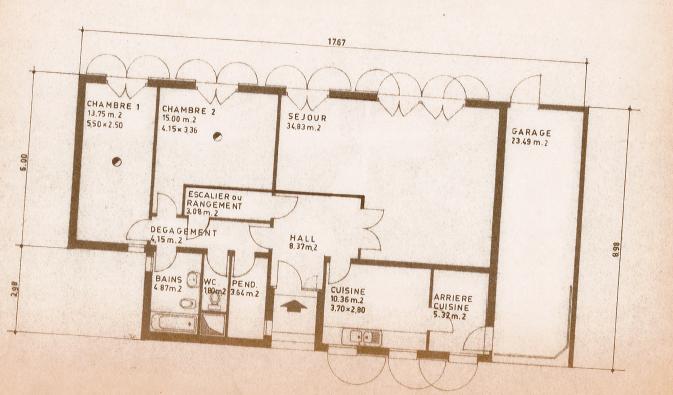 Maison - 170 m² - 7 pièces