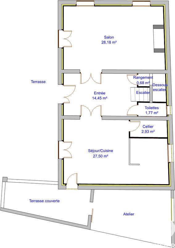 Maison - 150 m² - 6 pièces