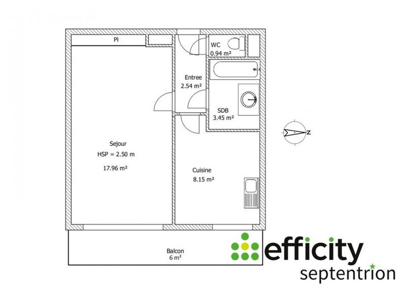 Appartement - 33 m² - 1 pièce
