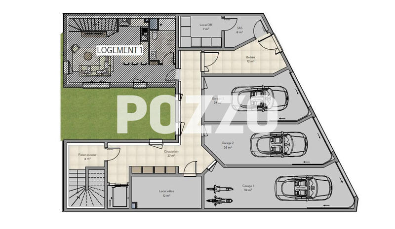 Appartement - 94 m² - 4 pièces