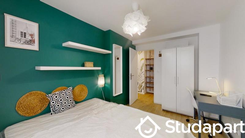 Chambre - 11 m² - 1 pièce