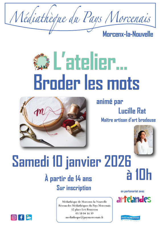 L'atelier ... Broder les mots
