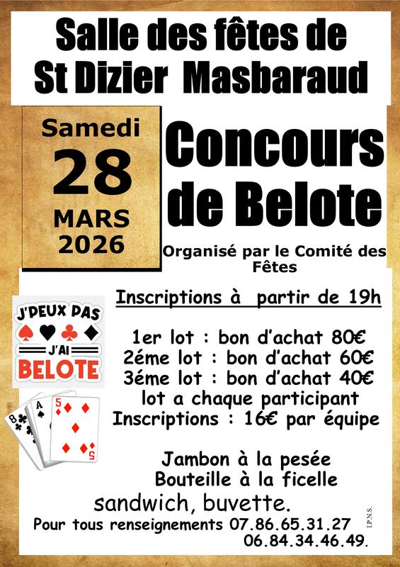 Concours de belote