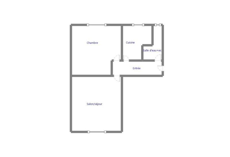 Appartement - 35 m² - 2 pièces