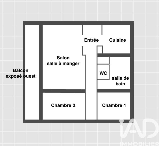 Appartement - 66 m² - 3 pièces