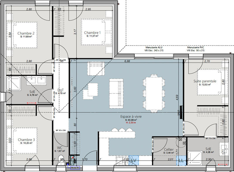 Maison - 105 m² - 5 pièces