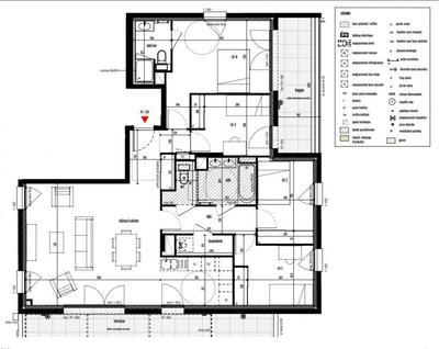 Penthouse - 105 m² - 5 pièces