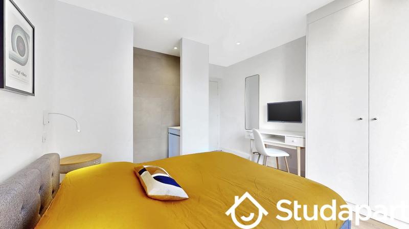 Chambre - 12 m² - 1 pièce