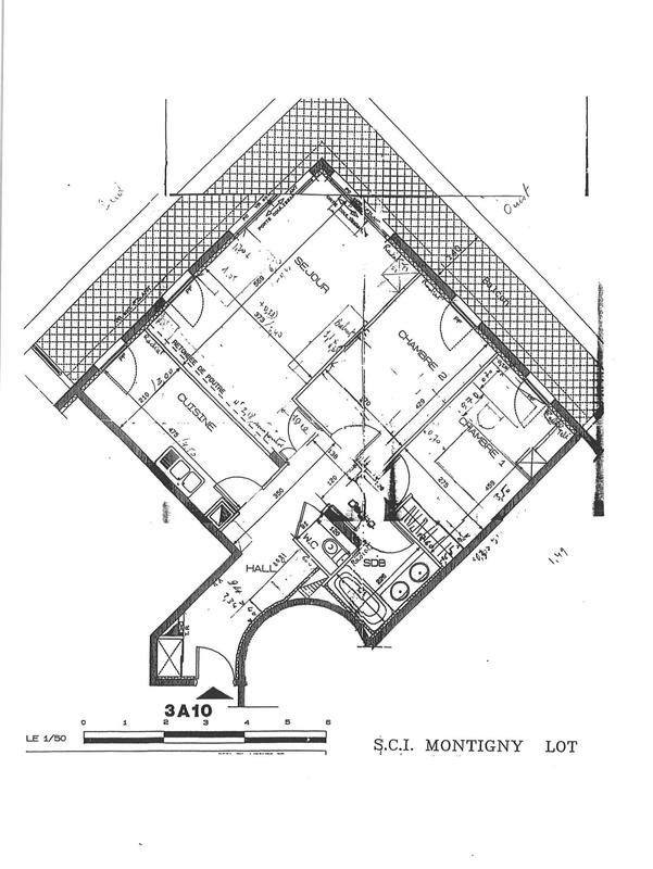 Appartement - 72 m² - 3 pièces