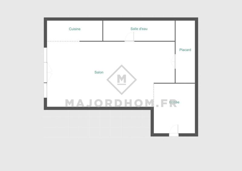 Appartement - 25 m² - 2 pièces