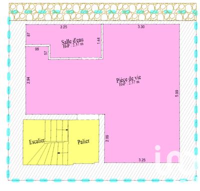 Studio - 32 m² - 1 pièce