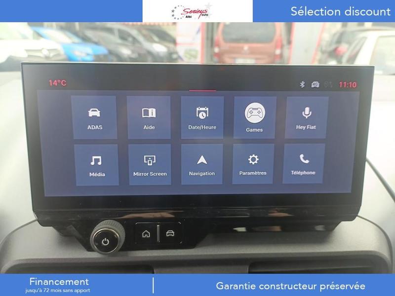 Fiat Doblo BlueHDi 130 Bvm6 Camera Ar+Radar Av+Ar Grip Control Sieges Av Chauffant