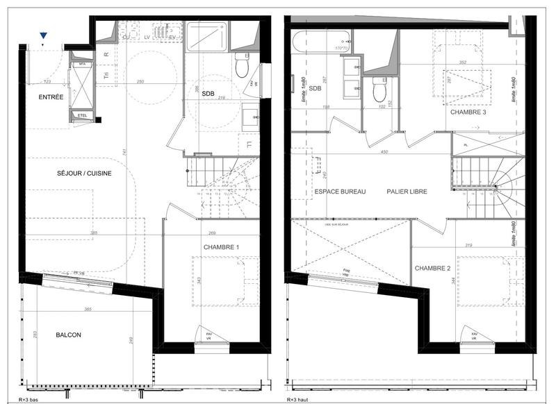 Appartement - 86 m² - 4 pièces