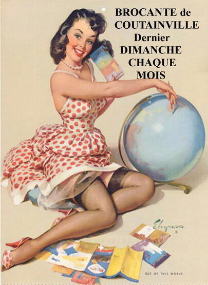 Marché à la brocante de coutainville