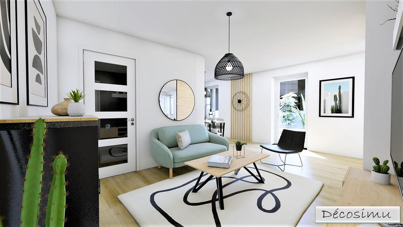 Appartement - 53 m² - 3 pièces