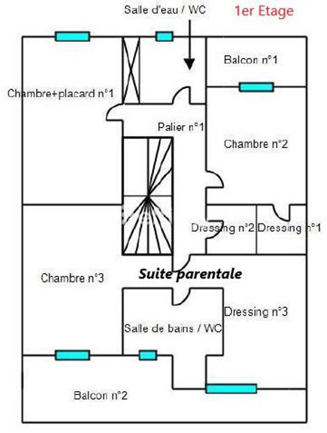 Maison - 170 m² - 6 pièces