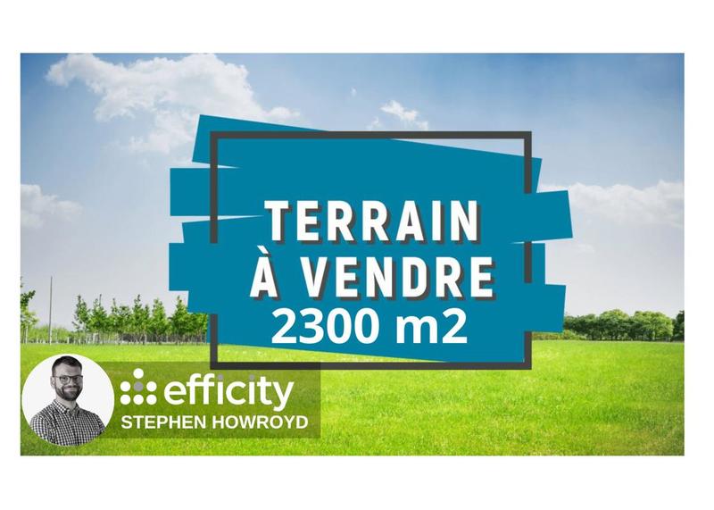 Terrain - 2 300 m²