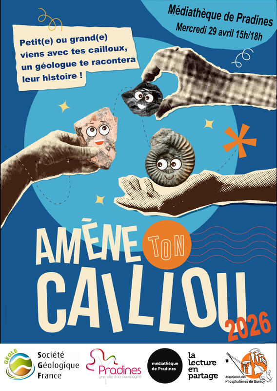 Amène ton caillou 2026 à la Médiathèque de Pradines