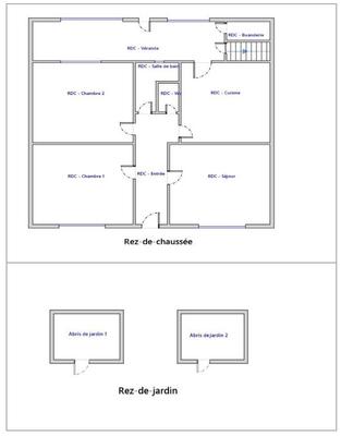 Maison ancienne - 130 m² - 3 pièces