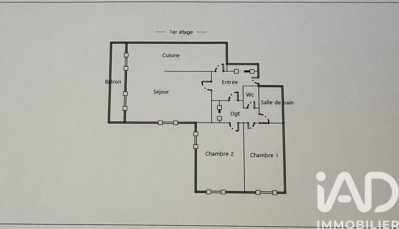 Appartement - 66 m² - 3 pièces
