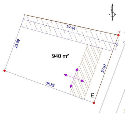 Terrain - 940 m²