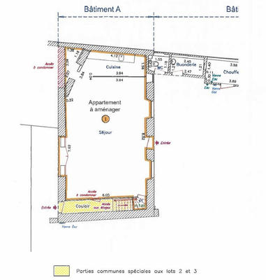 Appartement - 63 m²