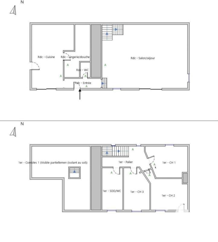 Maison de campagne - 116 m² - 5 pièces