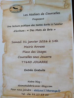 Lecture publique de textes