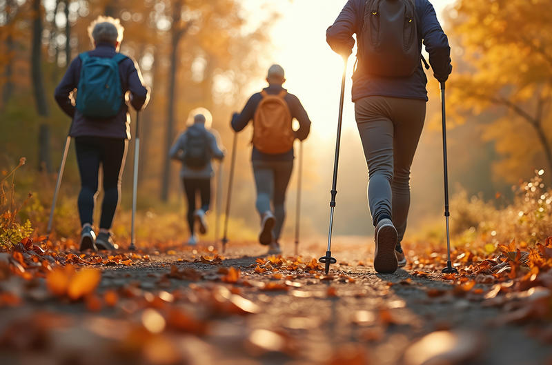 Bois de l'Offlarde- Coordonnez vos bras et vos jambes pour la marche nordique !