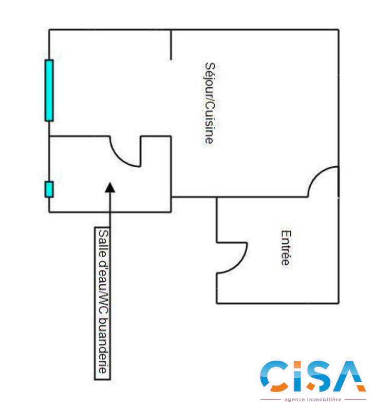 Appartement - 27 m² - 1 pièce