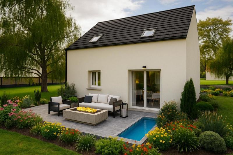 Maison - 90 m² - 6 pièces