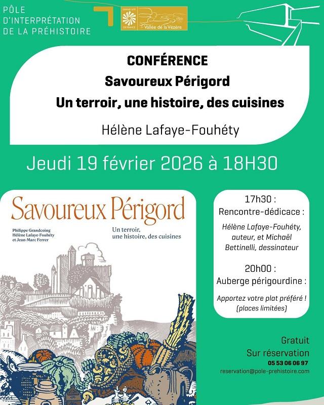 Conférence - Savoureux Périgord par Hélène Lafaye-Fouhéty