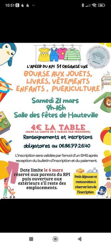 Bourse aux jouets - puériculture