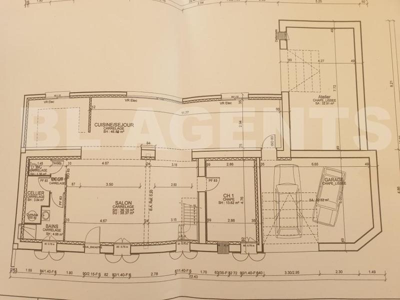 Longère - 180 m² - 3 pièces