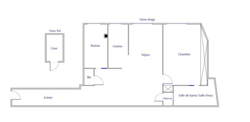 Appartement - 65 m² - 3 pièces