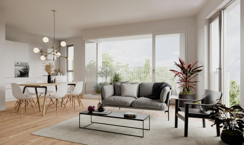 Appartement - 86 m² - 4 pièces