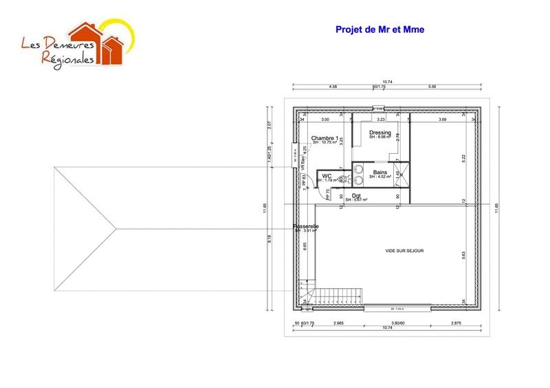 Terrain constructible - 1 480 m²