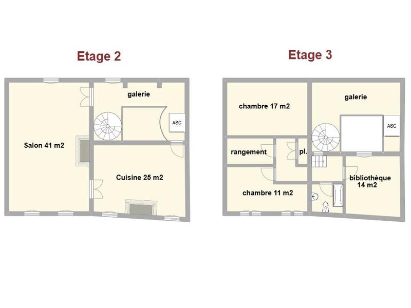 Maison ancienne - 195 m² - 8 pièces