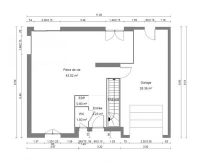 Maison - 120 m² - 5 pièces