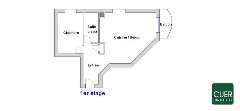 Appartement - 42 m² - 2 pièces
