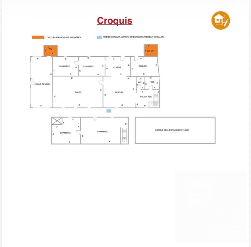 Maison ancienne - 142 m² - 6 pièces