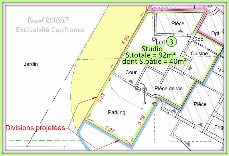 Appartement - 32 m² - 2 pièces