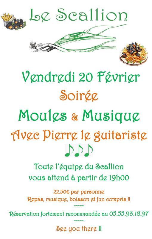 Soirée moules &amp; musique