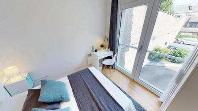 Chambre - 9 m² - 4 pièces