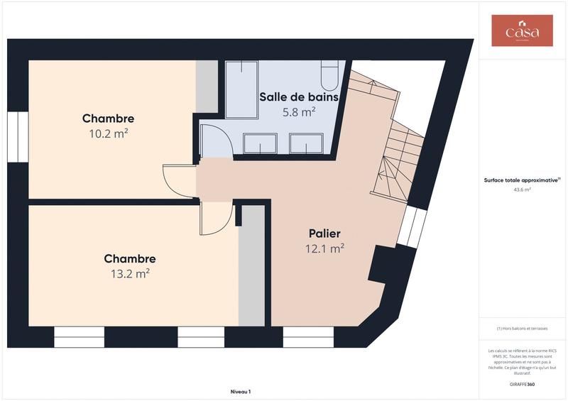 Maison ancienne - 122 m² - 5 pièces